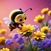 abeille fleur